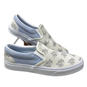 VANS Classic Slip On Suede Sneakers Blue White Men Size Shoes Skate VN0A33TB43E